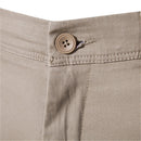 Men Solid Color Slim Fit Pants