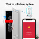 Tuya Wifi Home Security Alarm System Or 433MHz Wireless Receiver Smart Welcome Ding Dong Chime Ringtone PIR Motion Detect Device