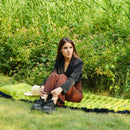 Outdoor camping super thick 4-inch inflatable sleeping mat