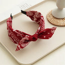 Cotton Cashew Flowers Printing Butterfly Hair Clips