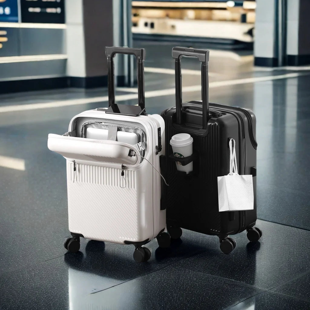 1 piece combination lock carry-on multi-purpose travel luggage