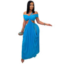 Hollow Out Backless Long Dress