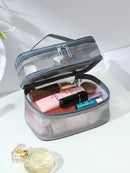 Double Layer Mesh Makeup Bag