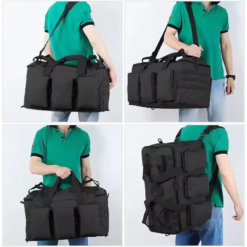55L Luggage Duffel Bag Camping Backpack