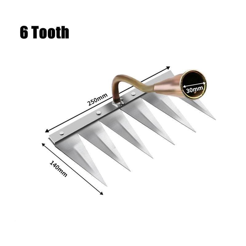 Iron Gardening Hoe Weeding Rake