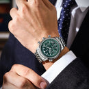 Men Waterproof Luminous Date Chronograph Watch