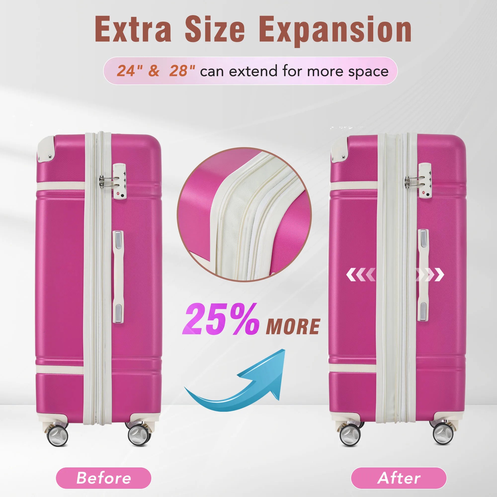 4 Set Hardshell Luggage