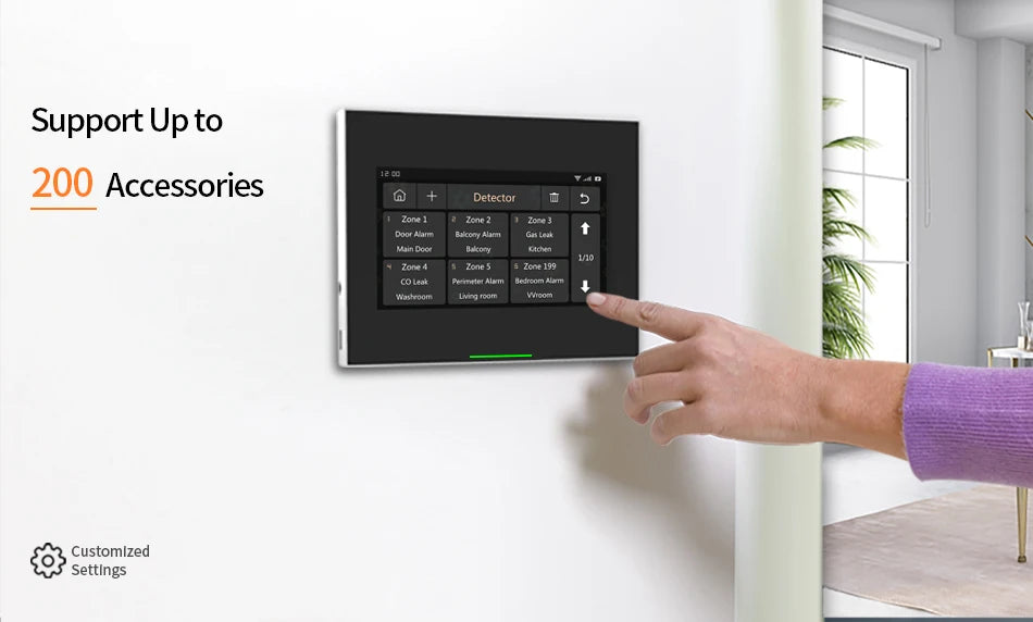 Staniot Wireless WiFi 4G Tuya Smart Home Security Alarm System APP Control House Villa Burglar Signal Device For IOS And Android