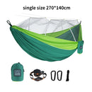 Single and Double Size Nylon Fabric Portable Travel Hammock