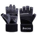 Half Finger Bodybuilding Gym Gloves