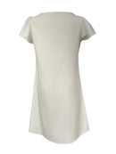 2024 Spring Summer Women's V-Neck Midi Dress Soft Stretch Office Casual Chic Solid Color No Belt Included