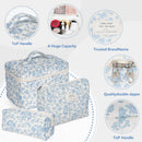1pcs Quilted Cotton Makeup Bag