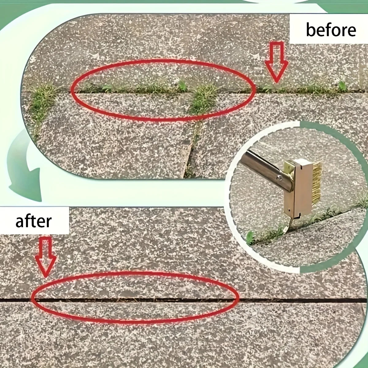 Adjustable manual weeding tool