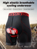 Mesh Cycling Underwear Gel Pad Shockproof MTB Bike Shorts