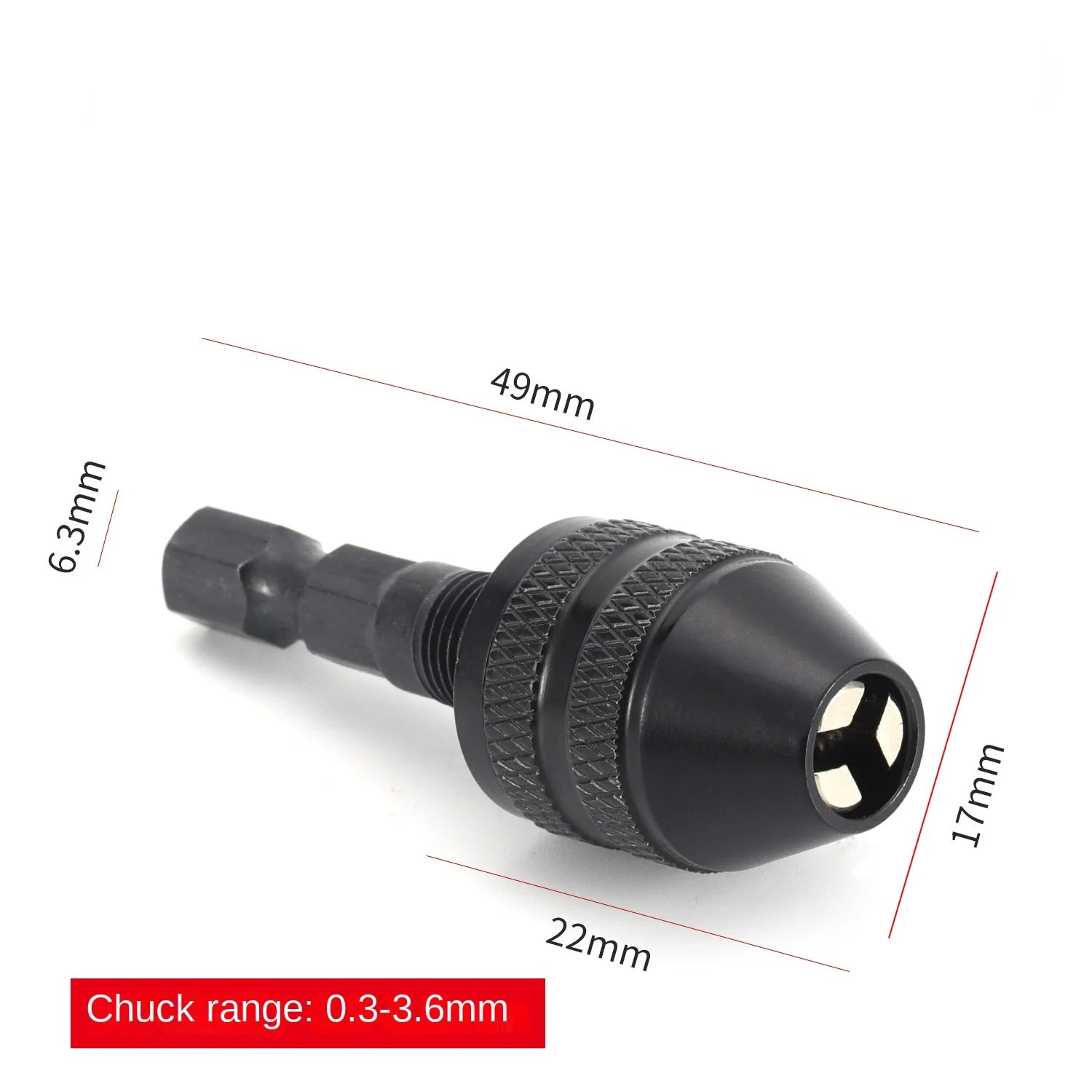 black 0.3-3.6mm