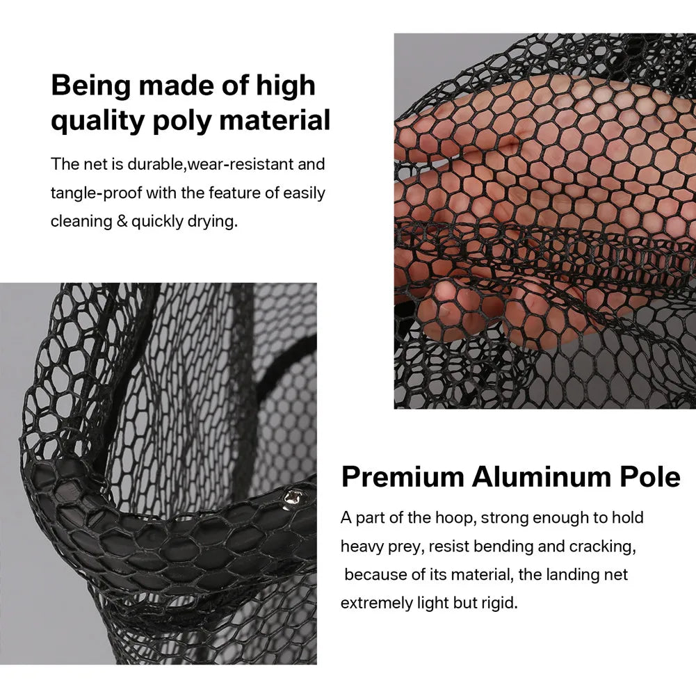 Telescopic Landing Net Folding Fishing Pole