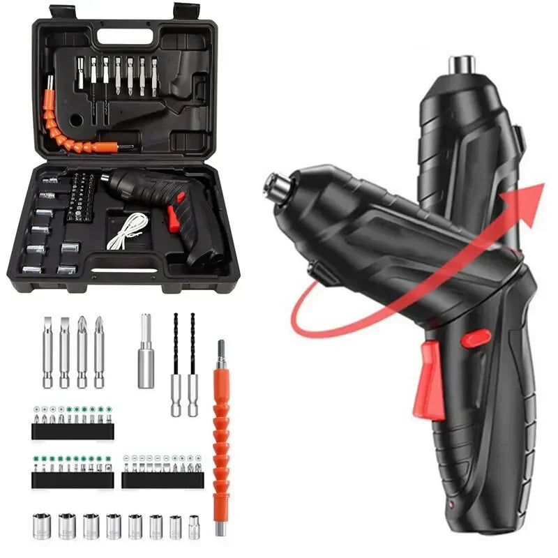 Electric Drill Cordless Power Tools Set