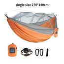 Single and Double Size Nylon Fabric Portable Travel Hammock