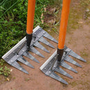 Heavy-Duty Steel Garden Hand Weeding Rake