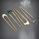 Shell Enamel Hairpin