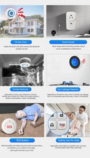 TAIBOAN Smart Tuya WIFI GSM Alarm Host Kit Wireless 2G Home Burglar Alarm Security System Support DIY PIR Door Sensor Accessory