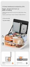Wide Trolley Carry-on Suitcase