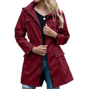 Imcute Women Lightweight Waterproof Rain Jackets Active Outdoor Hooded Windbreaker Raincoat