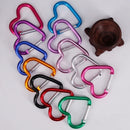 Aluminum Outdoor Star Shaped Spring Locking Carabiner Clip