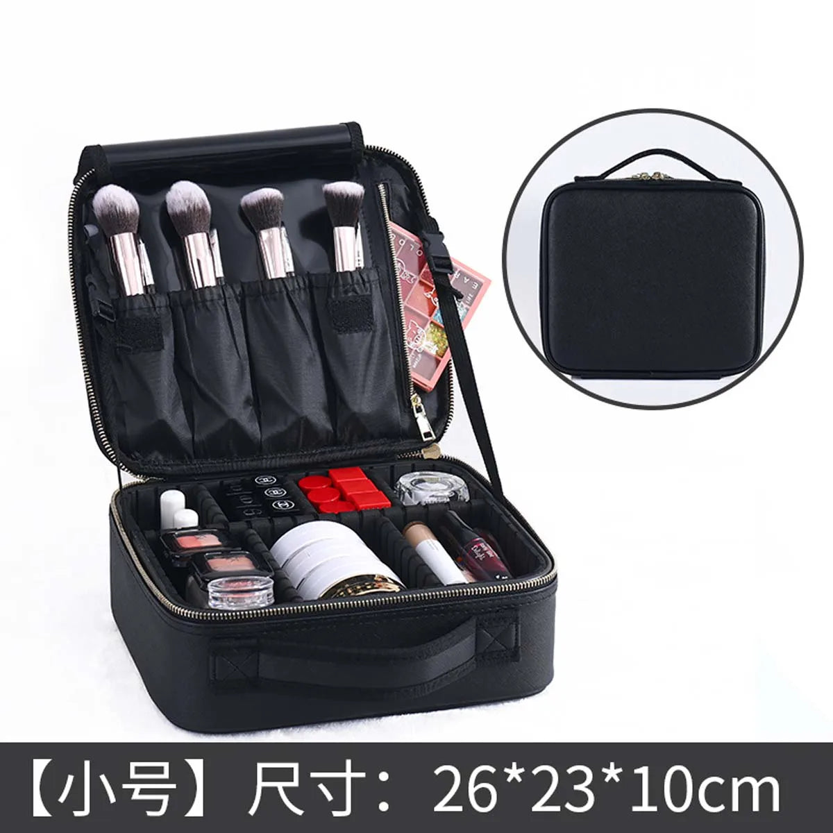 Black PU / S 26x23x10cm
