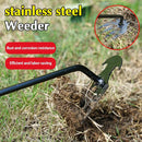 Garden Rake Manual Weed Grass Rooting Puller Shovel