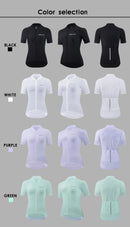 Women's cycling sportswear seamless fit short jersey