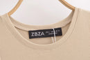Fashion temperament European and American style summer women's clothing new two-color splicing long vest dress