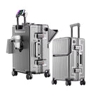 20 inch Aluminum Boarding Box Front Opening Suitcase