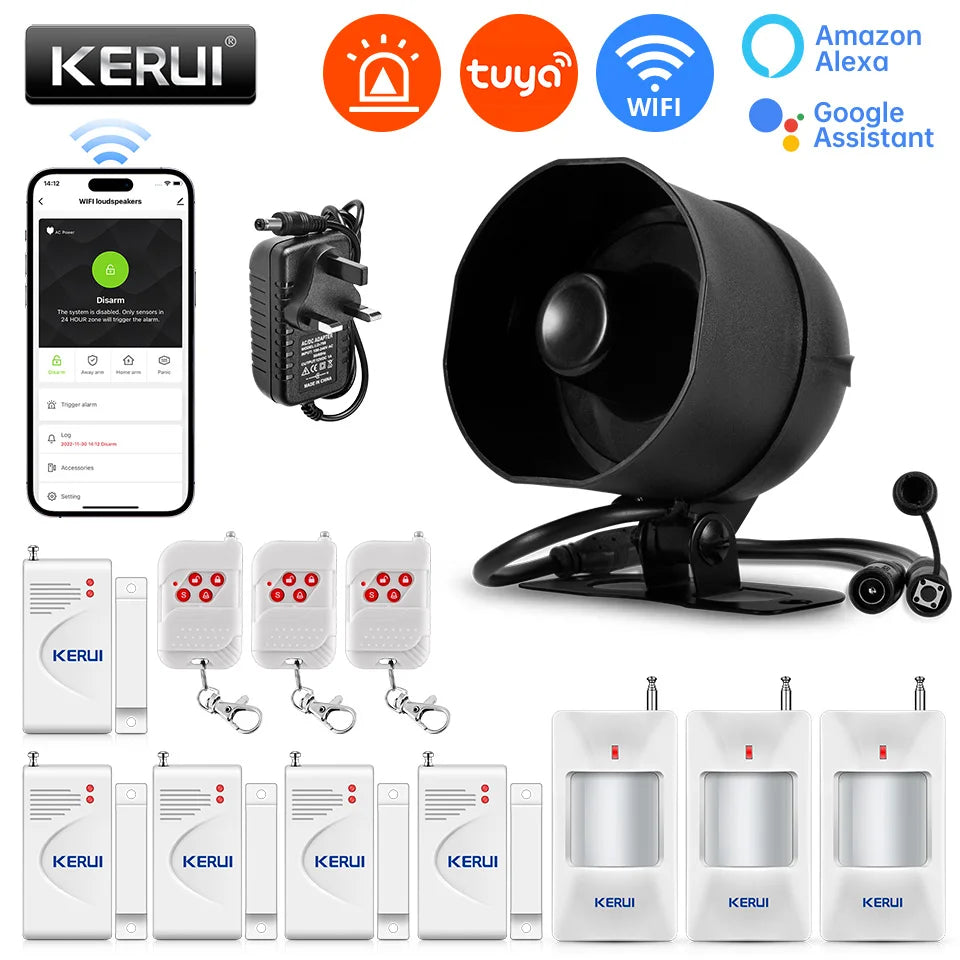 Siren Alarm KIT 6 / US Plug