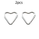 Heart Shape Keychain Clip