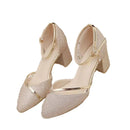 Summer Black High-heeled Shoes