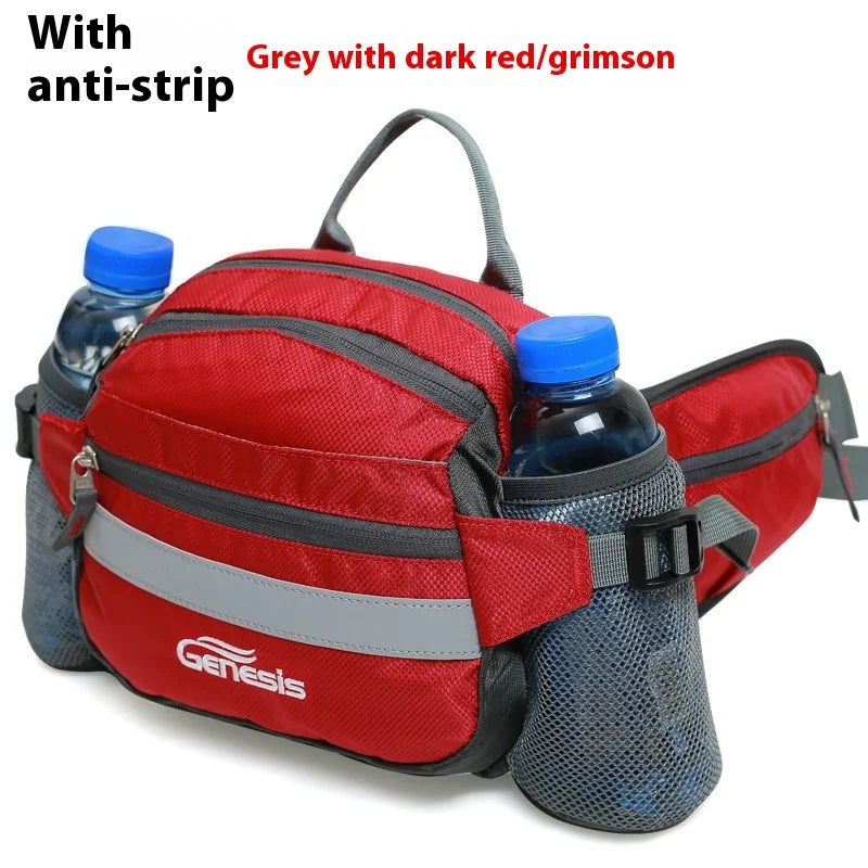 Bike Riding Cycling Running Fishing Hiking Waist Bag Fanny Pack Outdoor Belt Kettle Pouch Gym Sport Fitness Water Bottle Pocket