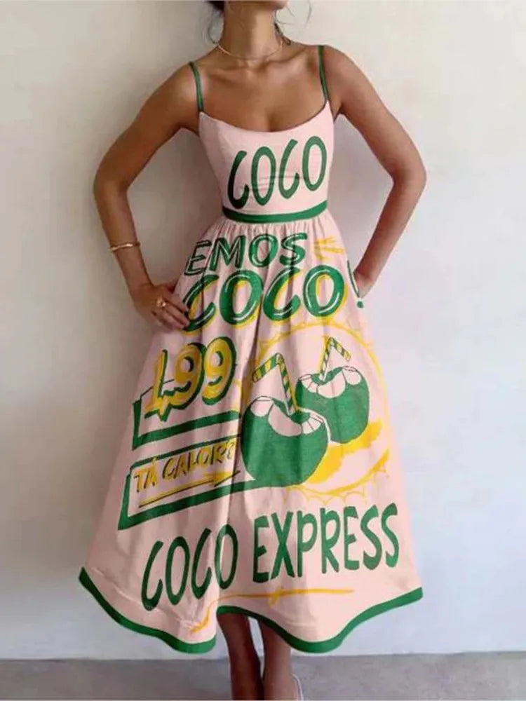 Low Cut Spaghetti Strap Dresses for Women