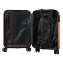 Lockable luggage suitcase