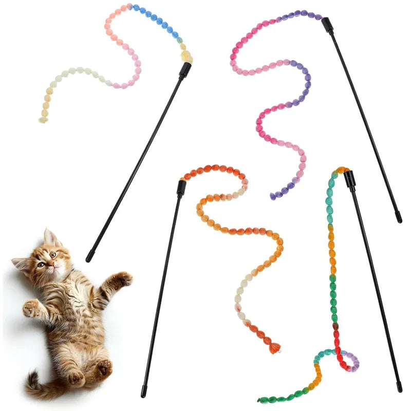 Interactive Teasing Stick Cat Toys