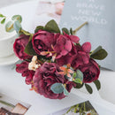 10PCS Artificial Peony Flowers