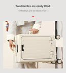 Aluminum Suitcase Front Opening Rolling Luggage