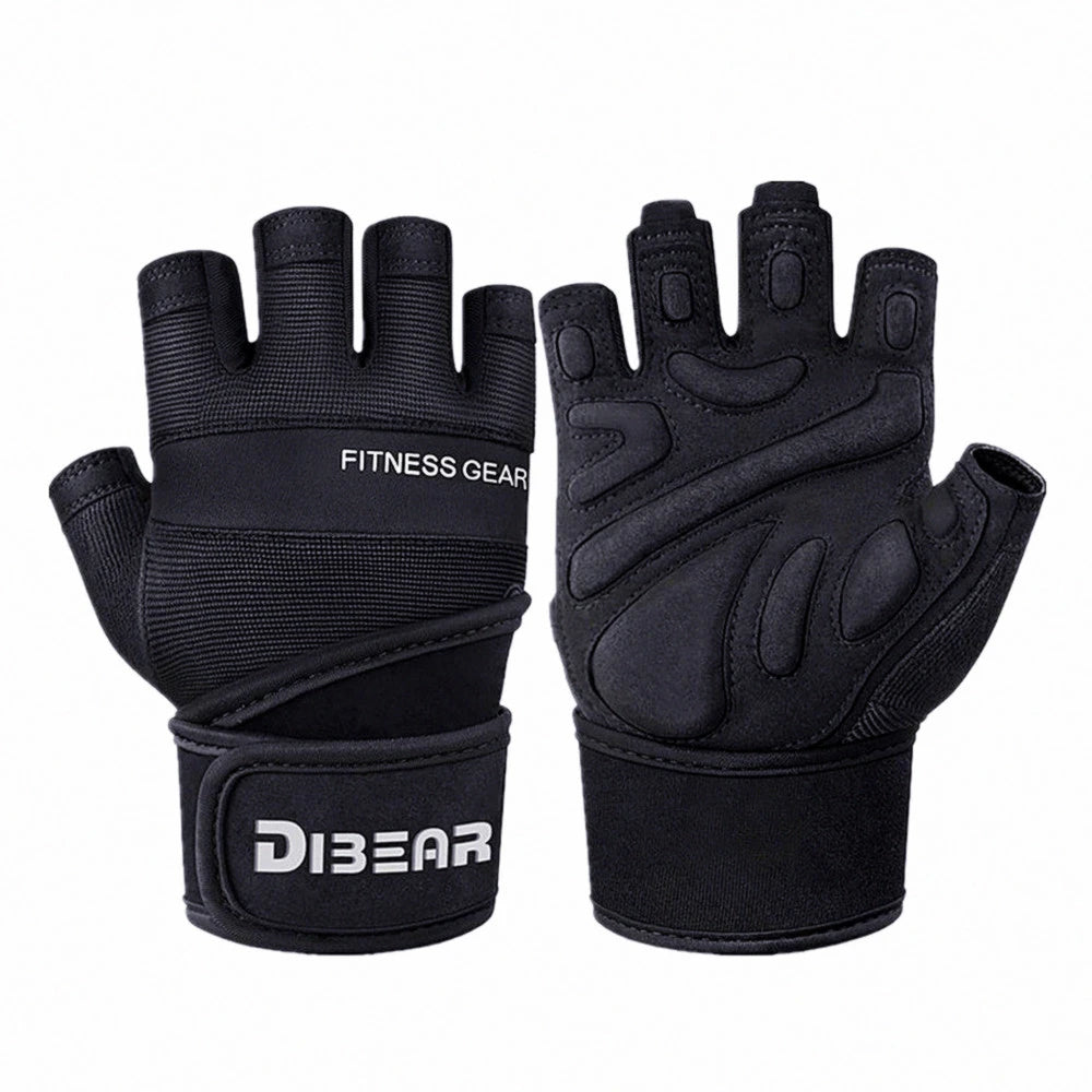 Half Finger Bodybuilding Gym Gloves