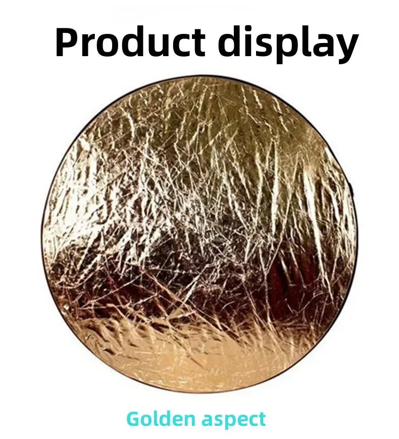 5 in 1 Round Reflectors Collapsible Photography Fill Light Batter Diffuser