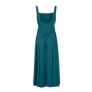 Women's Sleeveless Square Neck Back Lace Dress