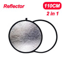 5 in 1 Round Reflectors Collapsible Photography Fill Light Batter Diffuser