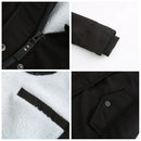 Women's Warm Hooded Parkas, Thick Plush Coats, Female Mid-Long Cotton Jacket, Winter Outwear, Big Size, S-5XL