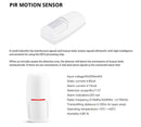 Tuya Smart WIFI Wireless Security Alarm System Alarm Kit Home Burglar Motion Door Sensor Compatible Google Home Alexa