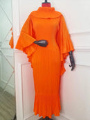 Ruffle Sleeves Loose Dress