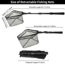 Telescopic Landing Net Folding Fishing Pole